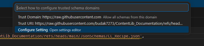 ClickConfigureSetting